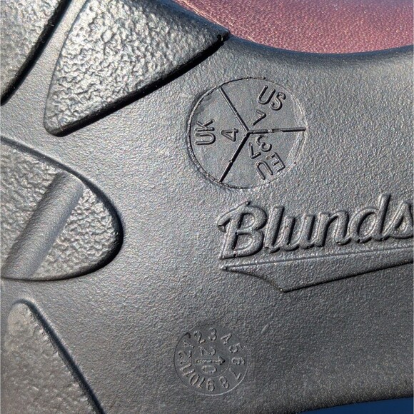 Blundstone Womens Chelsea Boots Shiraz Metallic Bronze Leather Size 7 Minimalist - Picture 9 of 11